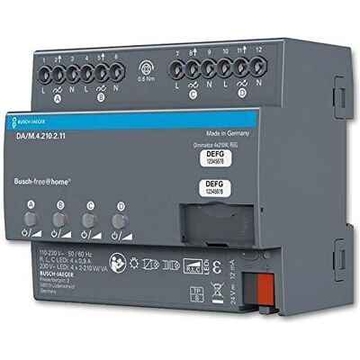 Busch-Jaeger dimmer a 4 canali - Universale - IP20 Busch-Jaeger dimmer a 4 canali - Universale - IP20