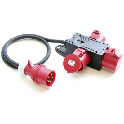 Distributore di energia PCE Sirox - 32A, 3 CEE, 1,5m Cavo - Distributore di energia Distributore di energia PCE Sirox - 32A, 3 CEE, 1,5m Cavo - Distributore di energia
