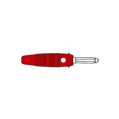 Hirschmann Connettore Accoppiato Hq 4mm Con Foro Trasversale E Vite / Rosso (bula 20k) Hirschmann Connettore Accoppiato Hq 4mm Con Foro Trasversale E Vite / Rosso (bula 20k)