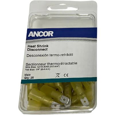 ANCOR Connettore Termorestringente Male Heat Shrink Connector Impermeabile Adesivo ANCOR Connettore Termorestringente Male Heat Shrink Connector Impermeabile Adesivo