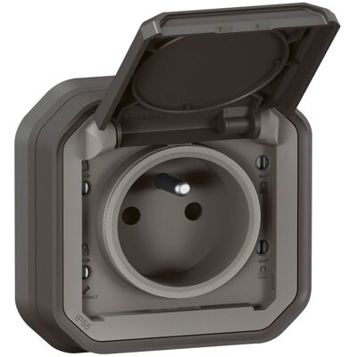 LEGRAND Presa 2p+t Plexo – Stagna Ip55 – Incasso – Anthracite - Leg069860l LEGRAND Presa 2p+t Plexo – Stagna Ip55 – Incasso – Anthracite - Leg069860l