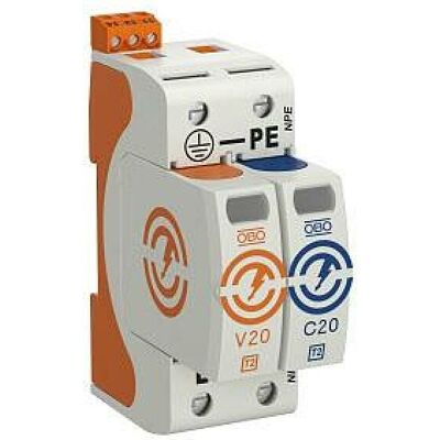 OBO Bettermann V20 Protezione da sovratensioni - SurgeController V20, Modulare, 20kA OBO Bettermann V20 Protezione da sovratensioni - SurgeController V20, Modulare, 20kA