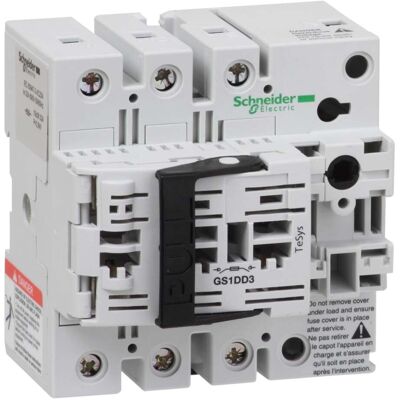 Schneider Electric Sezionatore portafusibili GS1DD3 3 NA - Interruttore sezionatore con fusibile Schneider Electric Sezionatore portafusibili GS1DD3 3 NA - Interruttore sezionatore con fusibile
