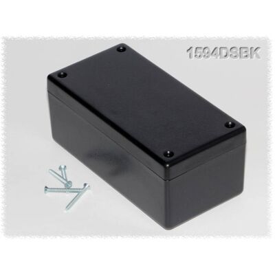 Hammond - Electronics 1594dsbk Contenitore Universale 131 X 66 X 55 Abs Nero 1 Pz. Hammond - Electronics 1594dsbk Contenitore Universale 131 X 66 X 55 Abs Nero 1 Pz.