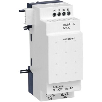 Modulo di estensione Schneider Electric SR3XT61BD 6 I/O 24V DC Modulo di estensione Schneider Electric SR3XT61BD 6 I/O 24V DC
