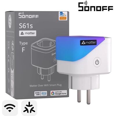 SONOFF S61stpf Iplug Gen2 Presa Intelligente Wifi E Matter SONOFF S61stpf Iplug Gen2 Presa Intelligente Wifi E Matter