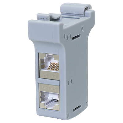 Logilink Adattatore Keystone Per Montaggio Su Guida Din, Connettore Rj45 Cat.6a Schermato Logilink Adattatore Keystone Per Montaggio Su Guida Din, Connettore Rj45 Cat.6a Schermato