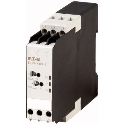 Relè di monitoraggio fasi Eaton EMR6-A500-D-1 - 300-500V, Montaggio su guida DIN Relè di monitoraggio fasi Eaton EMR6-A500-D-1 - 300-500V, Montaggio su guida DIN