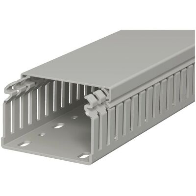 OBO - LKV 50075 - Grigio - 2000 mm - Canale cavi OBO - LKV 50075 - Grigio - 2000 mm - Canale cavi