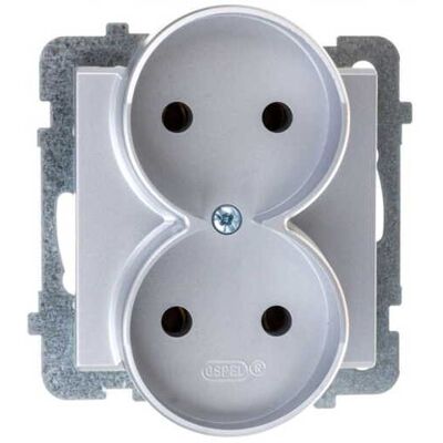 OEM Sonata Presa Doppia B/u Argento Opaco Gp-2rr/m/38 OEM Sonata Presa Doppia B/u Argento Opaco Gp-2rr/m/38