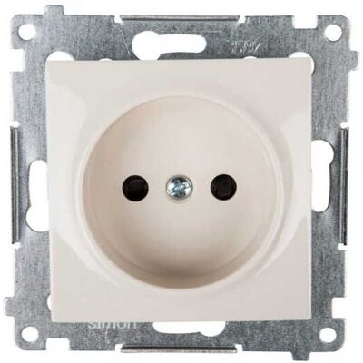 OEM Simon 54 Presa Singola B/u 16a Ip20 Con Otturatore A Binario Color Crema Dg1z.01/41 OEM Simon 54 Presa Singola B/u 16a Ip20 Con Otturatore A Binario Color Crema Dg1z.01/41