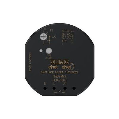 JUNG FM AS 10 UP - Attuatore di commutazione - 868 MHz - 230 V AC JUNG FM AS 10 UP - Attuatore di commutazione - 868 MHz - 230 V AC
