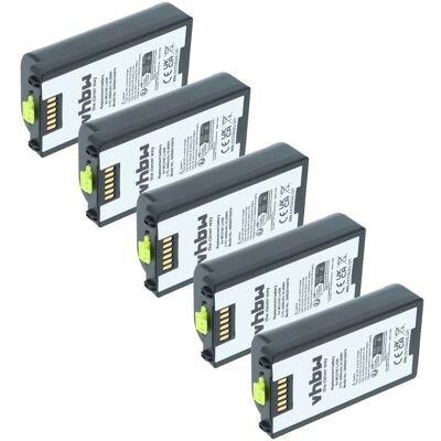 VHBW 5x Batteria Sostituisce Symbol 82-127909-02, Btry-mc31kab02, Btry-mc31kab02-50 Per Lettore Di Codici A Barre, Pos (4400mah, 3,7v, Li-ion) VHBW 5x Batteria Sostituisce Symbol 82-127909-02, Btry-mc31kab02, Btry-mc31kab02-50 Per Lettore Di Codici A Barre, Pos (4400mah, 3,7v, Li-ion)