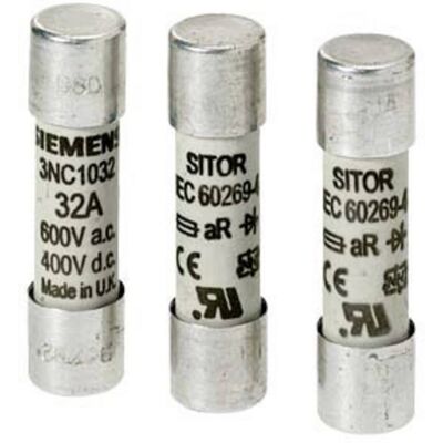 Fusibile cilindro Siemens 20A 10x38mm - Protezione Fusibile cilindro Siemens 20A 10x38mm - Protezione