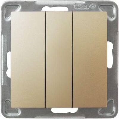 OSPEL Stampa Connettore Triplo Oro Metallico Łp-13y/m/28 OSPEL Stampa Connettore Triplo Oro Metallico Łp-13y/m/28