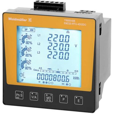 Weidmüller EM220-RTU-4DI2DO - Misuratore di energia monofase Weidmüller EM220-RTU-4DI2DO - Misuratore di energia monofase