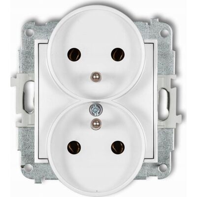 KARLIK Presa Doppia Igpr-2z 16 A 250 V Plastica KARLIK Presa Doppia Igpr-2z 16 A 250 V Plastica