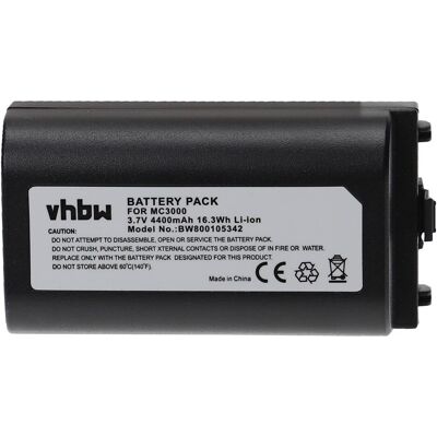 VHBW Batteria Compatibile Con Symbol Mc3000r-lm48s00ker, Mc3000r-lm48s00ler, Mc3000rlmc28s-00e Lettore Di Codici A Barre, Pos (4400mah, 3,7v, Li-ion) - VHBW Batteria Compatibile Con Symbol Mc3000r-lm48s00ker, Mc3000r-lm48s00ler, Mc3000rlmc28s-00e Lettore Di Codici A Barre, Pos (4400mah, 3,7v, Li-ion) -