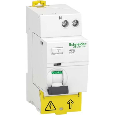 Schneider Electric iIG40 Interruttore Differenziale - 25A 30mA - Bianco - Interruttore Schneider Electric iIG40 Interruttore Differenziale - 25A 30mA - Bianco - Interruttore