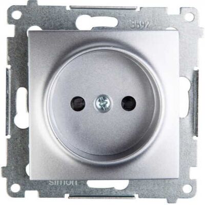 OEM Simon 54 Presa Singola B/u 16a Ip20 Argento Opaco Dg1z.01/43 OEM Simon 54 Presa Singola B/u 16a Ip20 Argento Opaco Dg1z.01/43