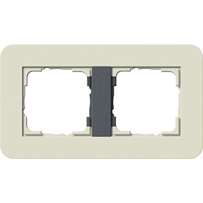 Gira Cornice di copertura 2f Sabbia/Antracite - Cornice di copertura Gira Cornice di copertura 2f Sabbia/Antracite - Cornice di copertura