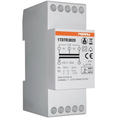 Sesam ZT 3820 - Trasformatore - Multi-tensione 4V/8V/12V - Compatto 35x128x60 mm Sesam ZT 3820 - Trasformatore - Multi-tensione 4V/8V/12V - Compatto 35x128x60 mm