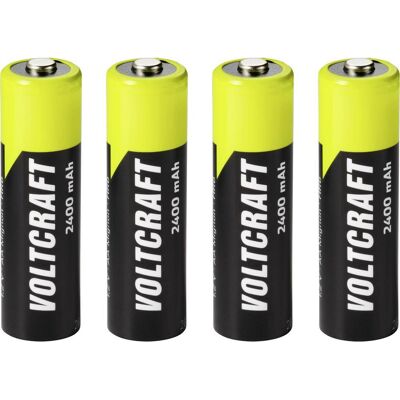 VOLTCRAFT Batteria Ricaricabile Stilo (aa) Nimh 2400 Mah 1.2 V 4 Pz. VOLTCRAFT Batteria Ricaricabile Stilo (aa) Nimh 2400 Mah 1.2 V 4 Pz.