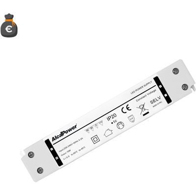 ALCAPOWER Alimentatore Switching Per Illuminotecnica 12v 15w 1.25a Ip20, Design Compatto E Sottile Per Installazioni Versatili In Spazi Ristretti ALCAPOWER Alimentatore Switching Per Illuminotecnica 12v 15w 1.25a Ip20, Design Compatto E Sottile Per Installazioni Versatili In Spazi Ristretti