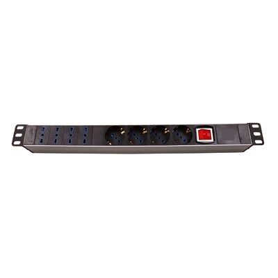 Intellinet - Multipresa 8 Posizioni Da Rack 19 Con Interruttore Intellinet - Multipresa 8 Posizioni Da Rack 19 Con Interruttore