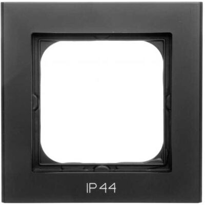 OEM Sonata Telaio Singolo Per Interruttori Ip44, Nero Metallizzato Rh-1r/33 OEM Sonata Telaio Singolo Per Interruttori Ip44, Nero Metallizzato Rh-1r/33
