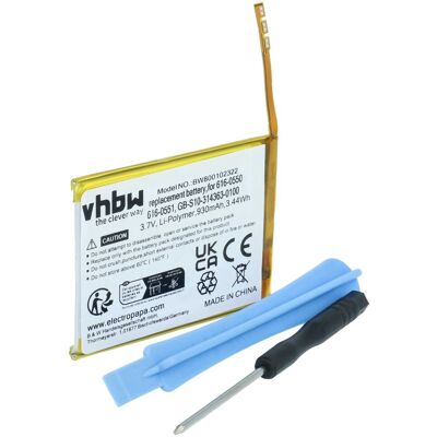 VHBW Batteria Compatibile Con Apple Ipod Touch 4a Generazione, 4g Mp3 Music Player Lettore Musicale (930mah, 3,7v, Li-poly) - VHBW Batteria Compatibile Con Apple Ipod Touch 4a Generazione, 4g Mp3 Music Player Lettore Musicale (930mah, 3,7v, Li-poly) -