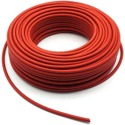 ALCAPOWER Bobina Cavo Elettrico Unipolare 1x6mm² Rosso 50m - Resistenza Termica, Tensione Nominale 1500v Dc Impianti Fotovoltaici E Industriali ALCAPOWER Bobina Cavo Elettrico Unipolare 1x6mm² Rosso 50m - Resistenza Termica, Tensione Nominale 1500v Dc Impianti Fotovoltaici E Industriali