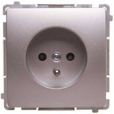 OEM Presa Base Simon Con Messa A Terra E Otturatori Per Binari 16a 250v Argento Opaco Bmgz1z.01/43 OEM Presa Base Simon Con Messa A Terra E Otturatori Per Binari 16a 250v Argento Opaco Bmgz1z.01/43