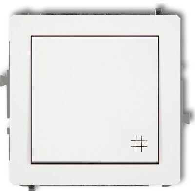 KARLIK Meccanismo Deco Cross Link, Bianco Opaco 25dwp-6 KARLIK Meccanismo Deco Cross Link, Bianco Opaco 25dwp-6