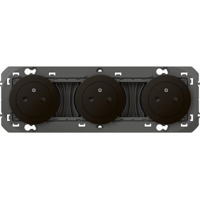 Legrand Dooxie - Presa a 2 poli quadrata con terra - Presa elettrica Legrand Dooxie - Presa a 2 poli quadrata con terra - Presa elettrica