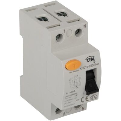 KANLUX Interruttore Differenziale Krd10-2 40a 30ma KANLUX Interruttore Differenziale Krd10-2 40a 30ma