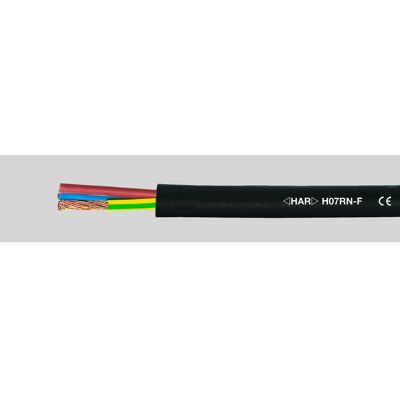 HELUKABEL Helu 37046 Cavo In Gomma H07rn-f 4 G 2.5 Mm² Nero 50 M HELUKABEL Helu 37046 Cavo In Gomma H07rn-f 4 G 2.5 Mm² Nero 50 M