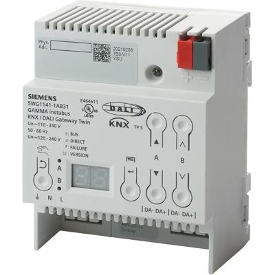 Siemens Siemens 5WG1141-1AB31 Gateway KNX/DALI 2x64 EVG - Gateway Siemens Siemens 5WG1141-1AB31 Gateway KNX/DALI 2x64 EVG - Gateway