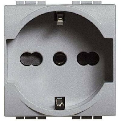 BTicino LivingLight Tech - Presa Tedesca/Italiana - 16A NT4140 BTicino LivingLight Tech - Presa Tedesca/Italiana - 16A NT4140