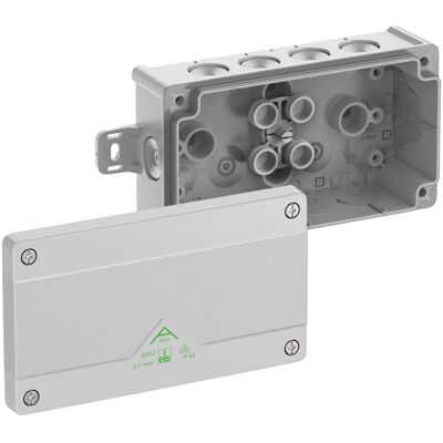 SPELSBERG 025/2 AB-L Caja di giunzione esterna grigia - Junction Box SPELSBERG 025/2 AB-L Caja di giunzione esterna grigia - Junction Box