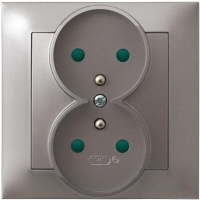 OSPEL Presa Doppia Gp-2yzp/23 16a 250v Incasso OSPEL Presa Doppia Gp-2yzp/23 16a 250v Incasso