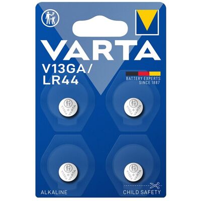 Varta LR44 - Batterie domestiche - 4 pezzi Varta LR44 - Batterie domestiche - 4 pezzi