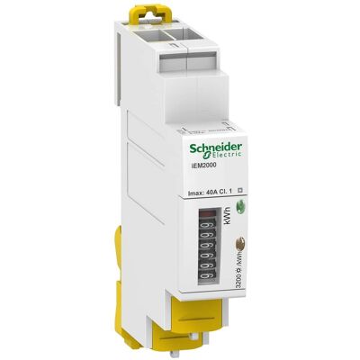 Misuratore di energia Schneider Electric A9MEM2000 - Monofase, MID Misuratore di energia Schneider Electric A9MEM2000 - Monofase, MID