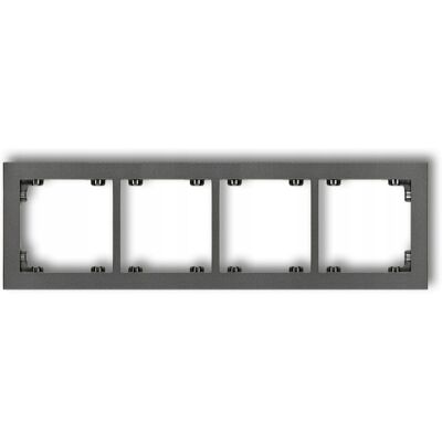 KARLIK Cornice Interruttore 11dr-4 Termoplastico Ip20 Lucido KARLIK Cornice Interruttore 11dr-4 Termoplastico Ip20 Lucido