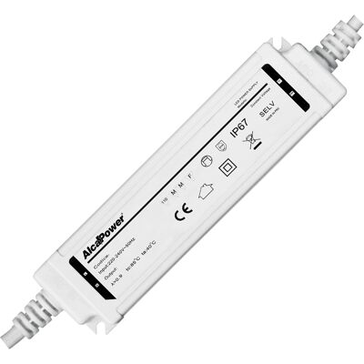 ALCAPOWER Alimentatore Switching 24v 100w 4.16a Ip67 Impermeabile Per Illuminotecnica Led Driver Professionale Compatto Ad Alte Prestazioni ALCAPOWER Alimentatore Switching 24v 100w 4.16a Ip67 Impermeabile Per Illuminotecnica Led Driver Professionale Compatto Ad Alte Prestazioni