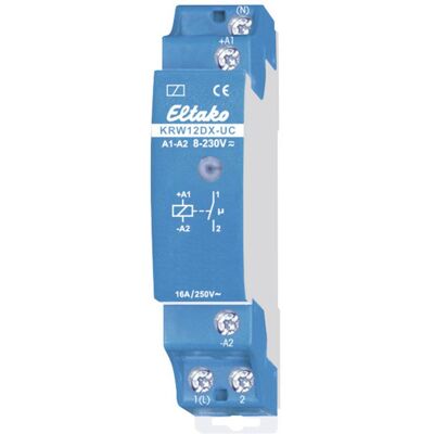 Eltako KRW12DX-UC Relè 16A Potenzialmente Libero - Relè Eltako KRW12DX-UC Relè 16A Potenzialmente Libero - Relè