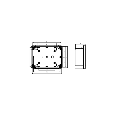 Schneider Electric Thalassa - scatola industriale - coperchio superiore - 291x241x128mm - abs - NSYTBS292412H Schneider Electric Thalassa - scatola industriale - coperchio superiore - 291x241x128mm - abs - NSYTBS292412H
