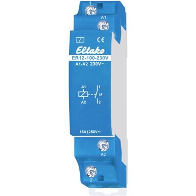 Eltako ER12-100-230V Relè - 4A 250V AC Montaggio DIN Eltako ER12-100-230V Relè - 4A 250V AC Montaggio DIN