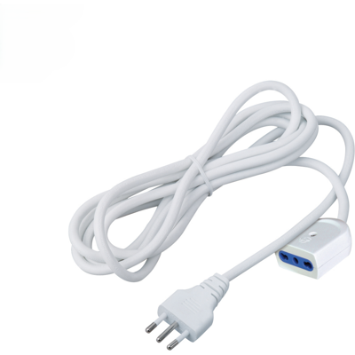 ALCAPOWER Prolunga Elettrica 3 Metri Con Spina 16a E Presa Bipasso 10/16a, Cavo Bianco Per Uso Domestico E Professionale, Potenza Max 3500w ALCAPOWER Prolunga Elettrica 3 Metri Con Spina 16a E Presa Bipasso 10/16a, Cavo Bianco Per Uso Domestico E Professionale, Potenza Max 3500w