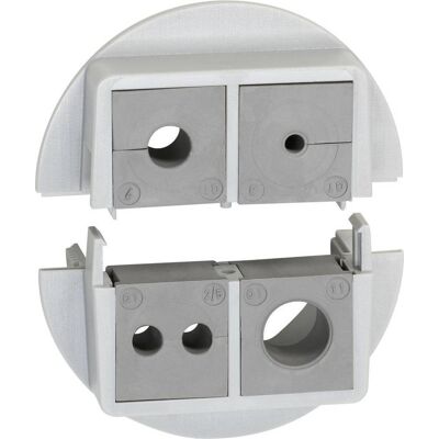 ICOTEK Qvt 50/4 Passacavo Divisibile Policarbonato Grigio 1 Pz. - ICOTEK Qvt 50/4 Passacavo Divisibile Policarbonato Grigio 1 Pz. -